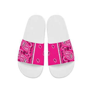 Men's Ultimate Pink Bandana Slides