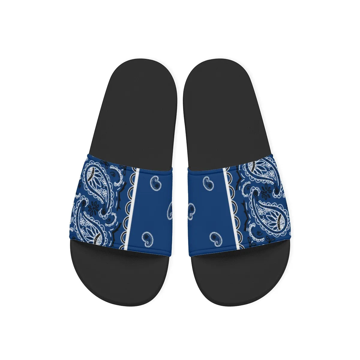 Navy OG Bandana Unisex Slides
