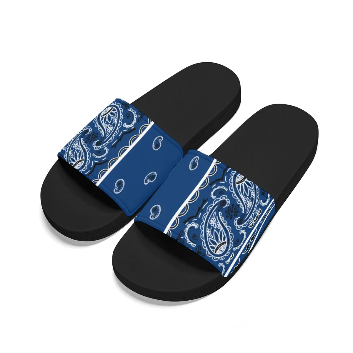 Navy OG Bandana Unisex Slides