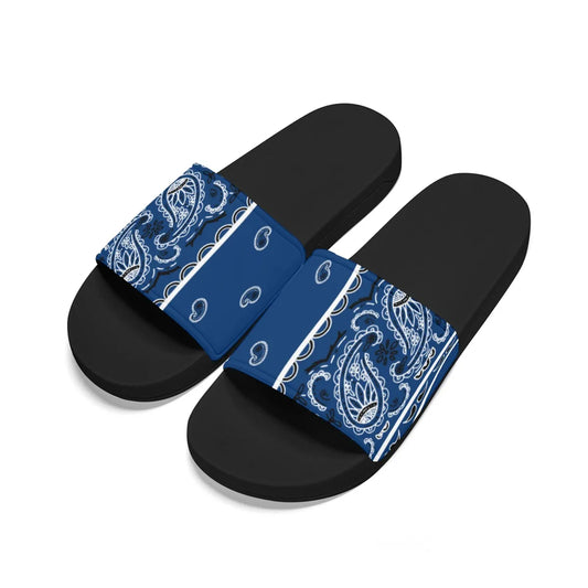 Navy OG Bandana Unisex Slides