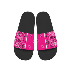 Men's Ultimate Pink Bandana Slides
