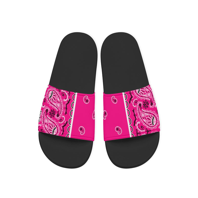 Men's Ultimate Pink Bandana Slides