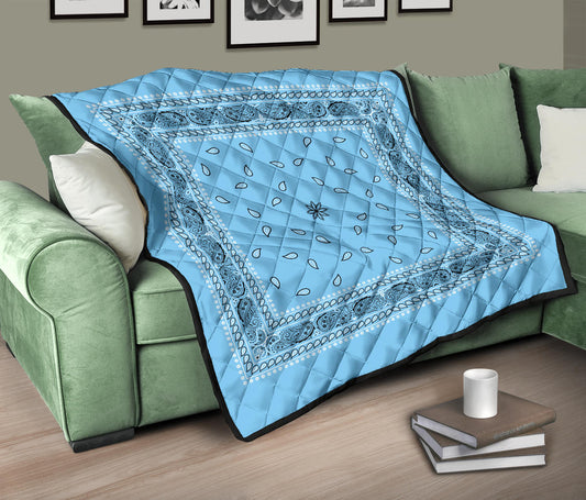 Quilt 4 - Lt Blue Bandana Quilt