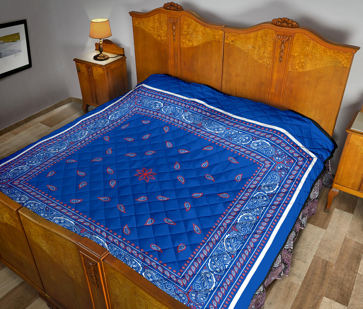 Quilt 4 Red White Blue Bandana Quilt