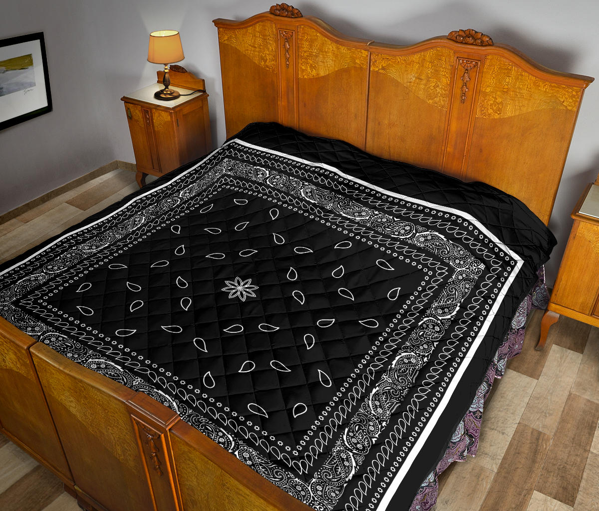 Quilt 4 Black White Bandana Quilt