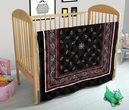Quilt 4 Red Black Bandana Quilt