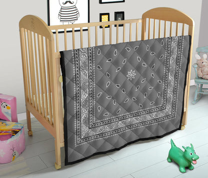 Quilt 4 Gray Bandana Quilt