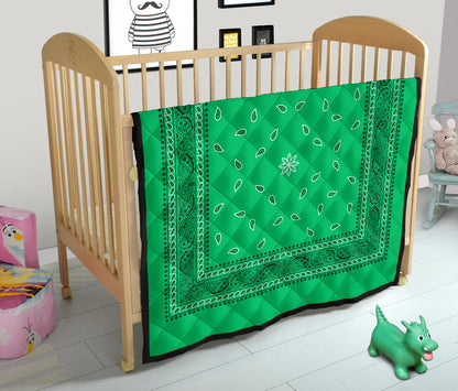 Quilt 4 Green Bandana Quilt