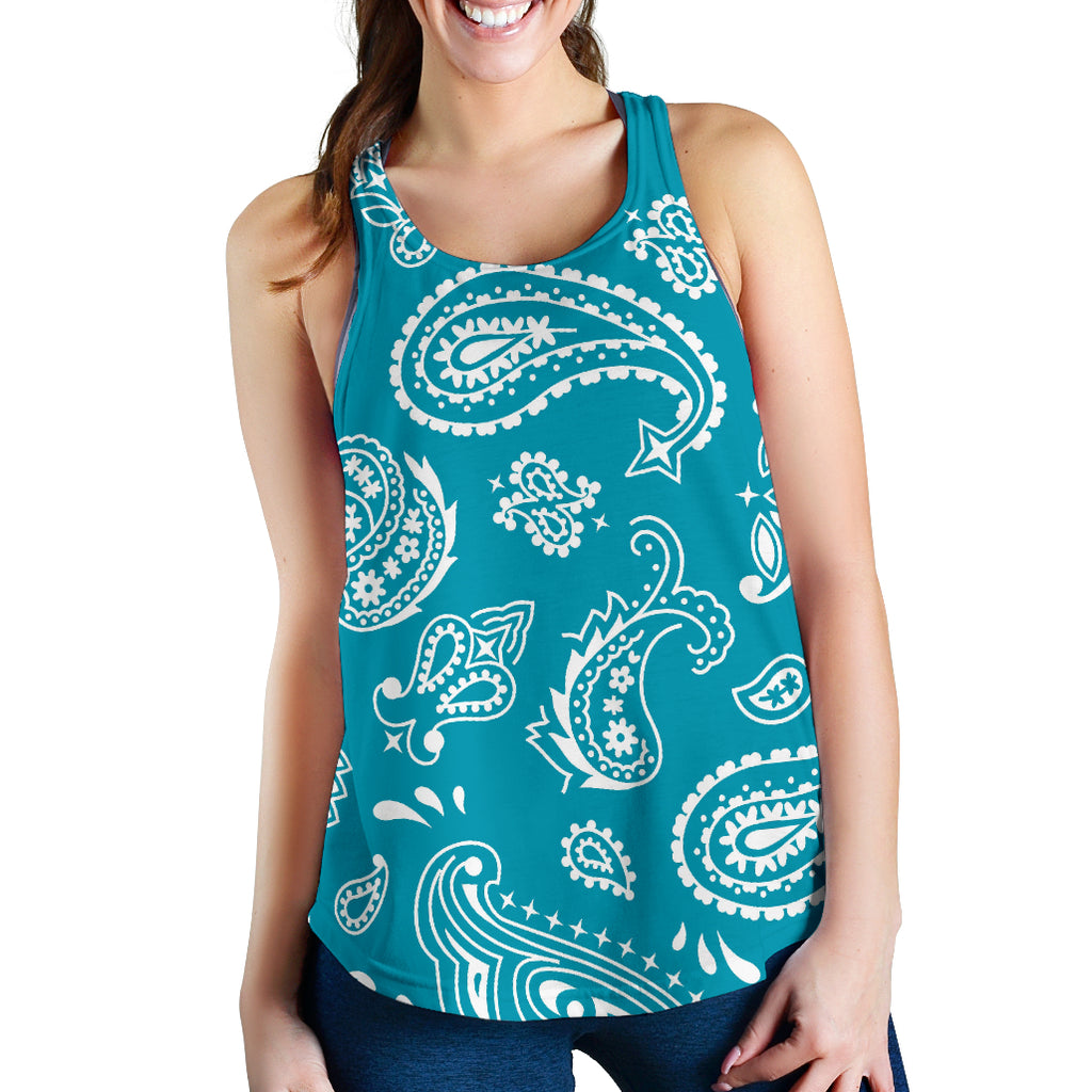 Women's Racerback Tank - Teal