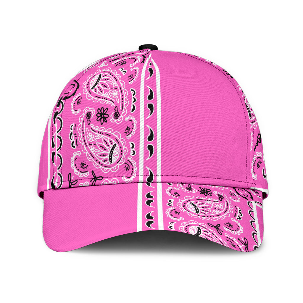 Classic Cap - Pink Bandana Style