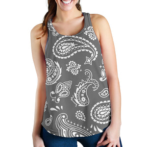 Women's Racerback Tank - Gray