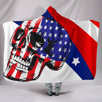 Ultimate American Skull Hooded Blanket