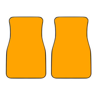 Car Floor Mats - Simple Orange