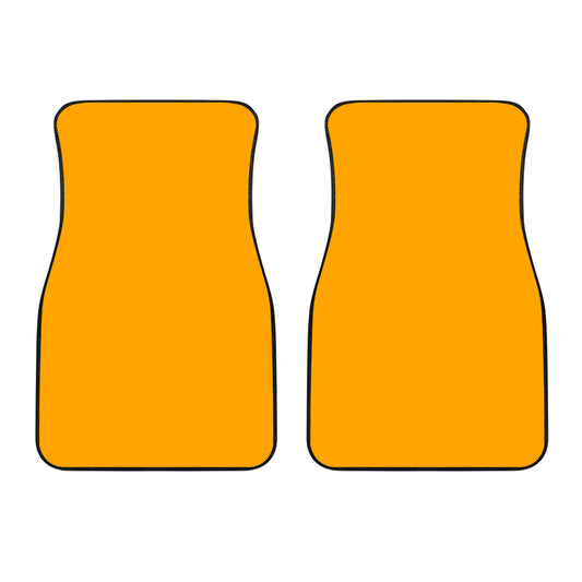 Car Floor Mats - Simple Orange