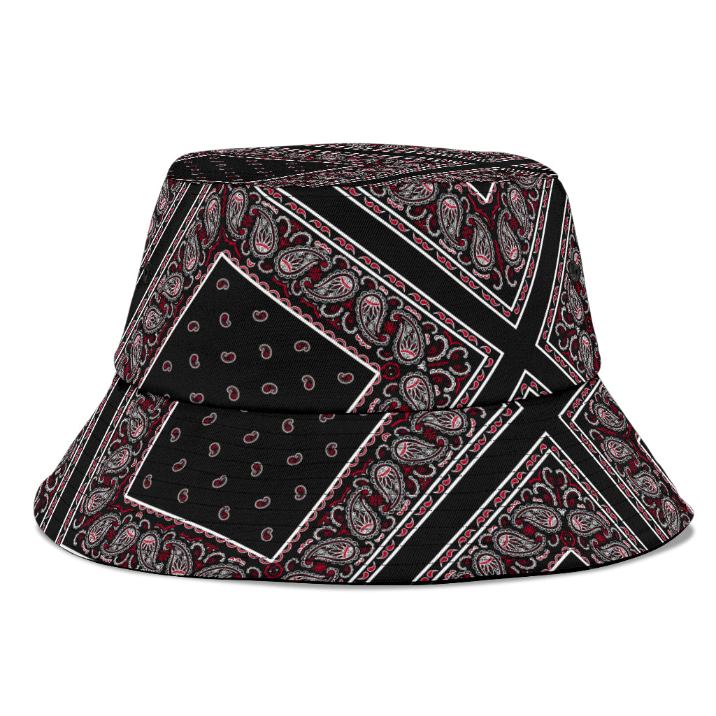Wicked Black Bandana Bucket Hat