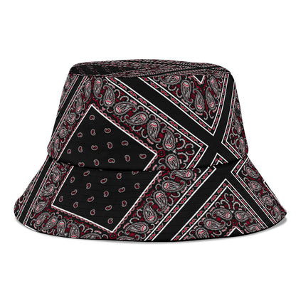 Wicked Black Bandana Bucket Hat