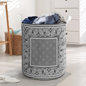 Laundry Hamper - Gray Original Bandana