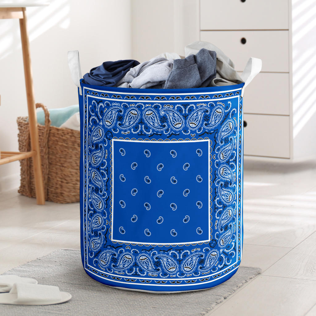Laundry Hamper - Blue Original Bandana