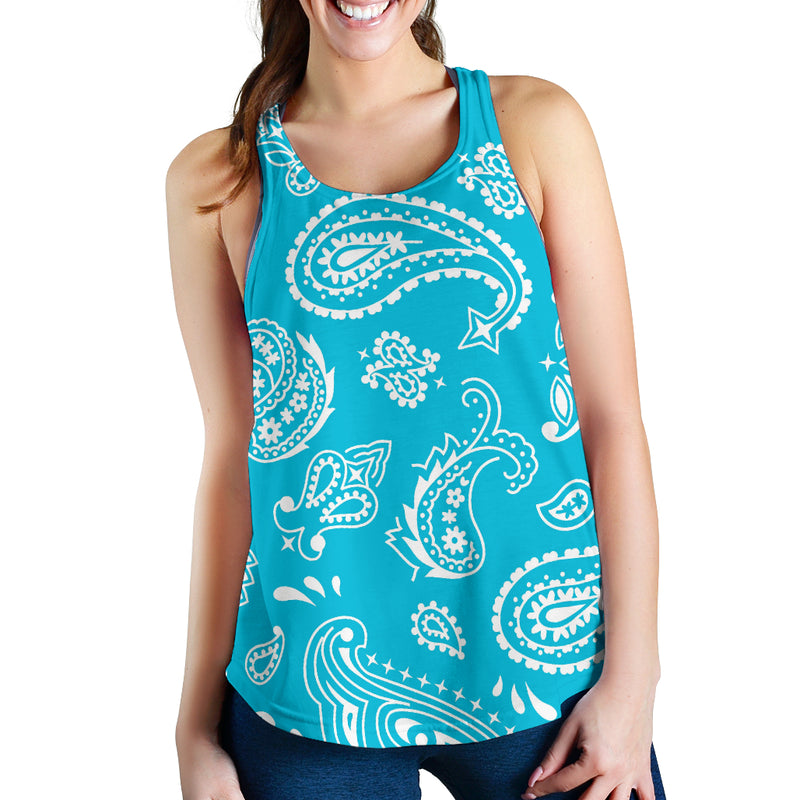 Women's Racerback Tank - Lt Teal