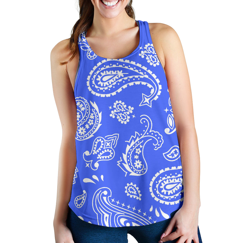 Women's Racerback Tank - Royal Blue