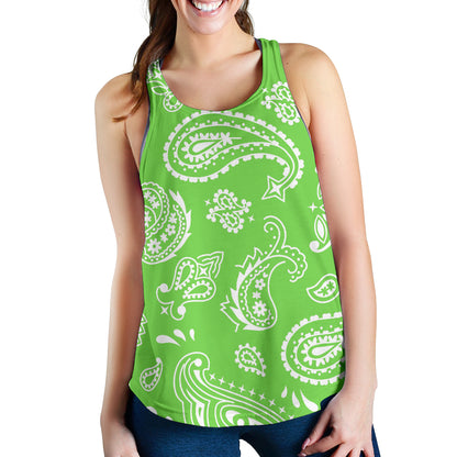 Women's Racerback Tank - Grass
