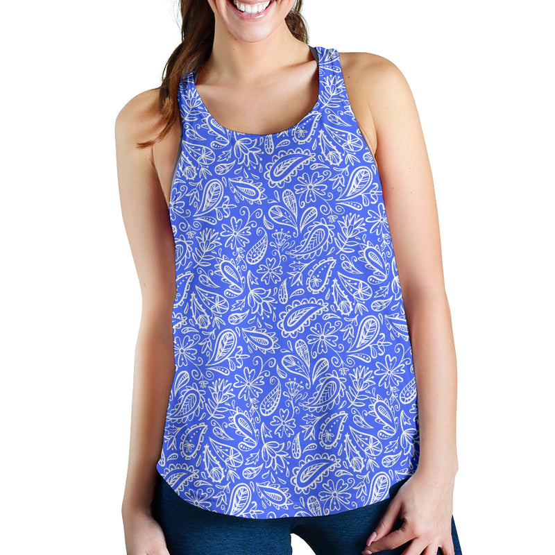 Women's Racerback Tank - Royal Blue