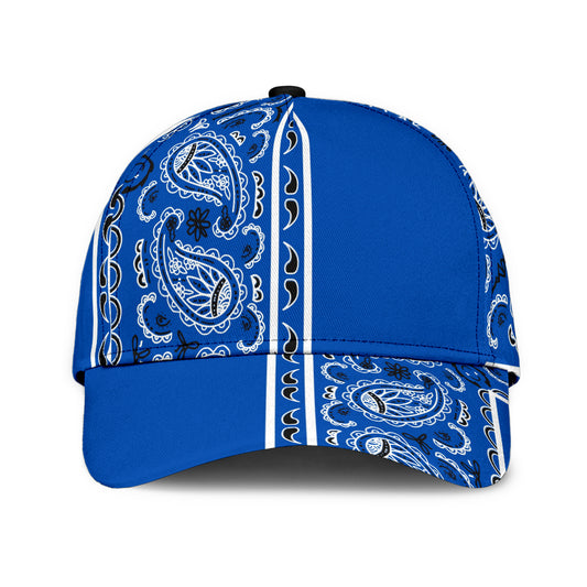 Classic Cap - Blue Bandana Style
