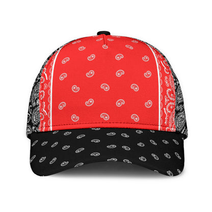 Classic Cap - Black Red and White