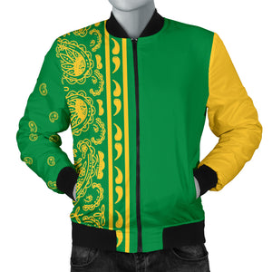 Men's Asymmetrical Green and Gold 1