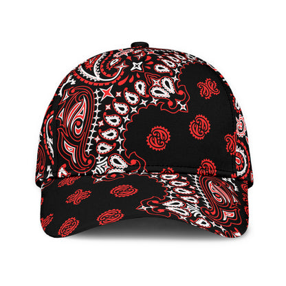 Classic Cap - 2-  Red and White