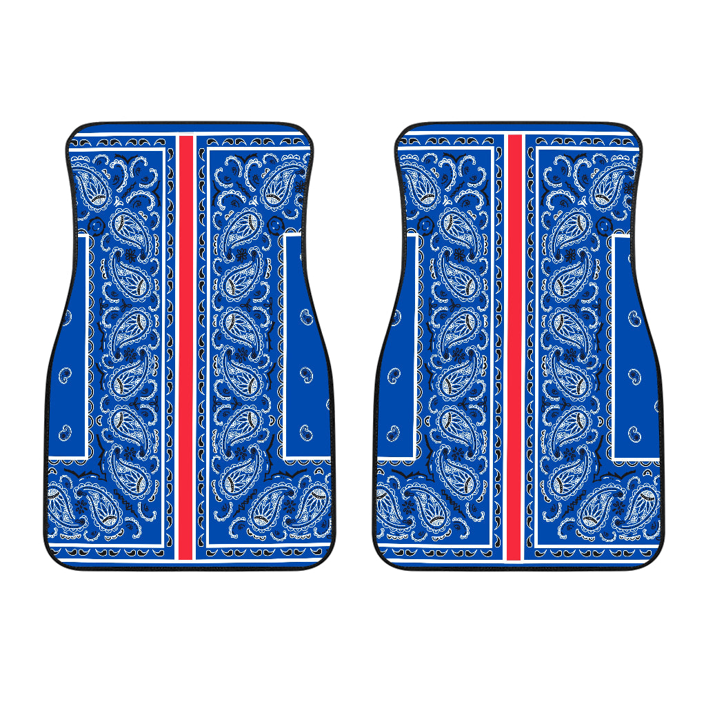Dual Cobalt OG Bandana  Redline Car Mats