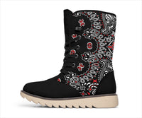 Women's Winter Boots - Black Bandana 3