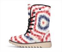 Women's Winter Boots - Tye Dye RWBlue