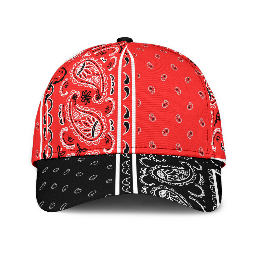 Classic Cap - Red Bandana Style V3