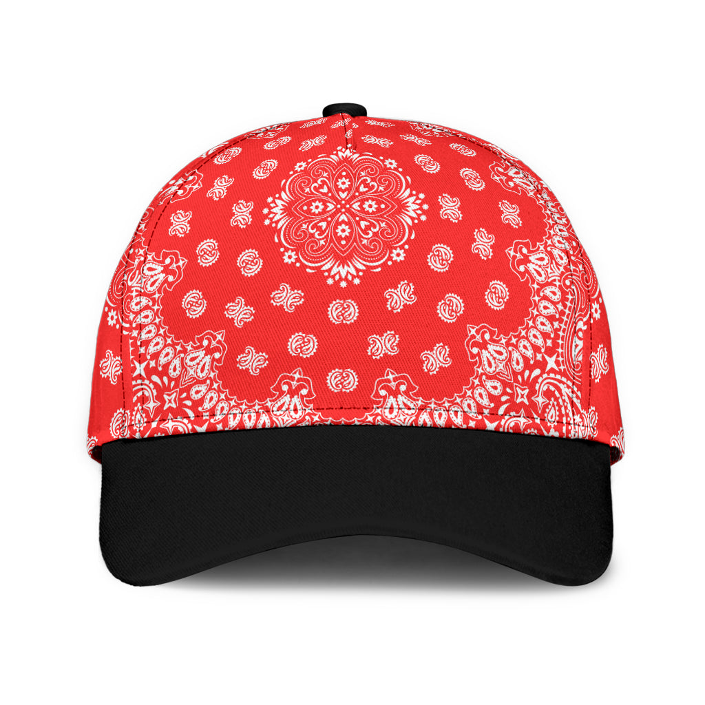 Classic Cap - 2-  Red and White