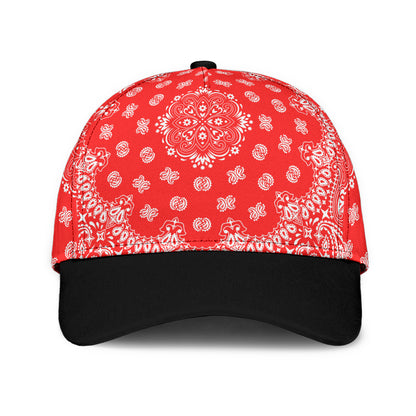 Classic Cap - 2-  Red and White
