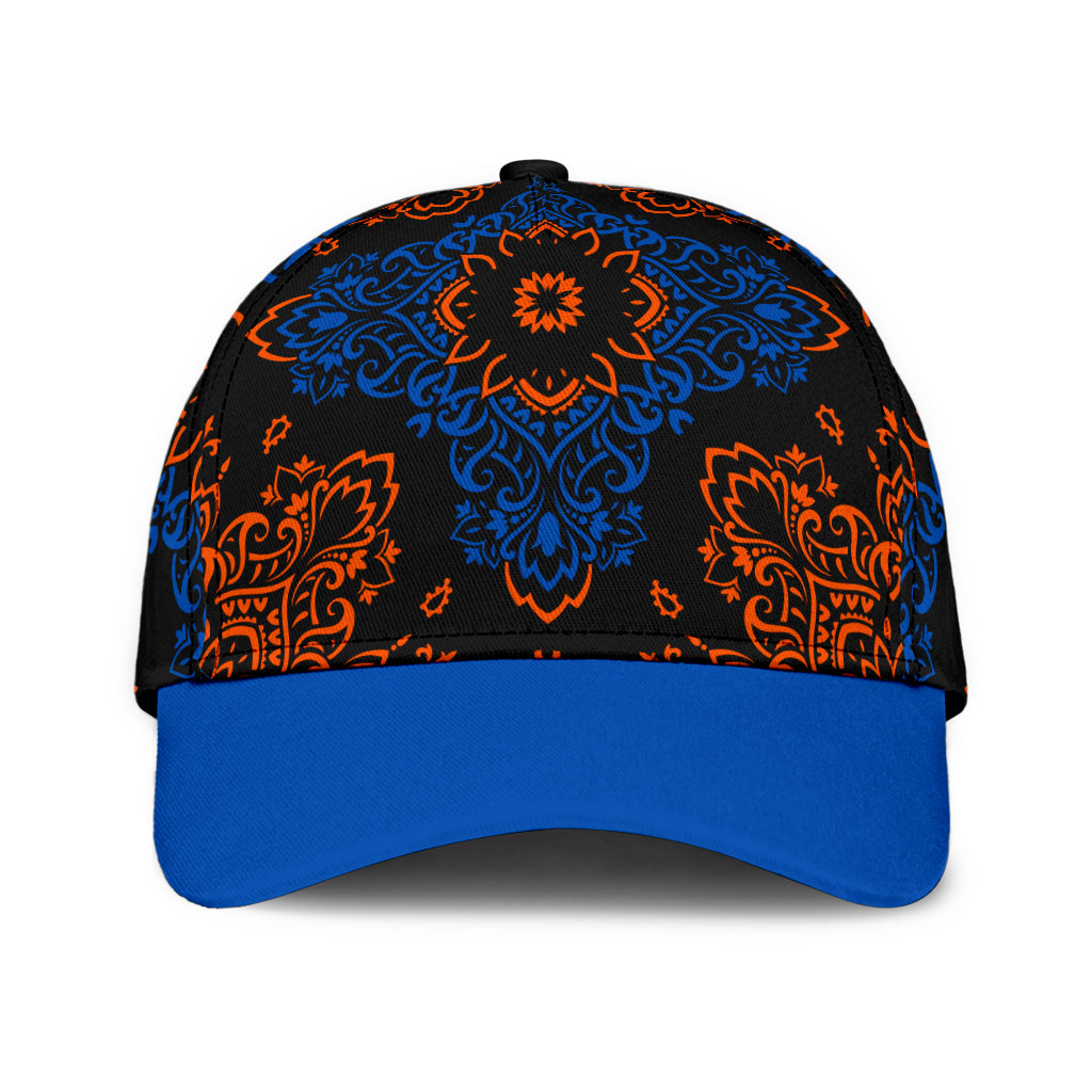 Classic Cap 3 Black, Cobalt, Orange Cobalt Bill