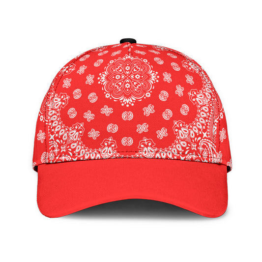 Classic Cap - 2-  Red and White