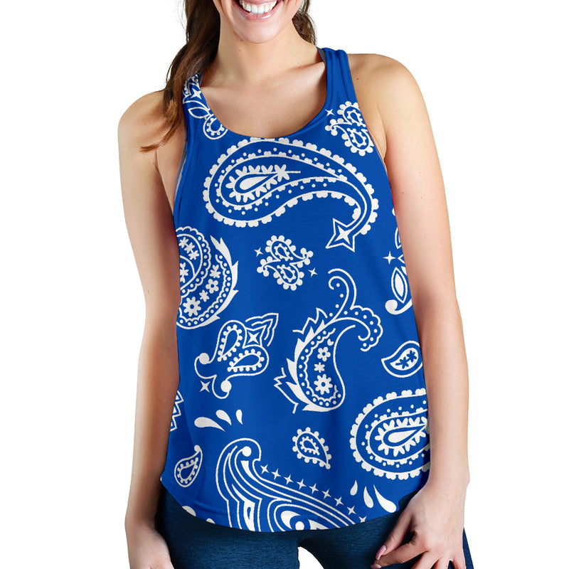 Women's RacerBack Tank - Cobalt Blue