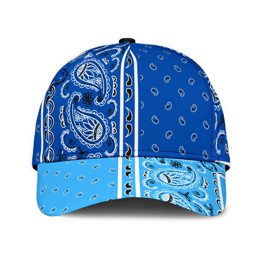 Classic Cap - Blue Bandana Style V3