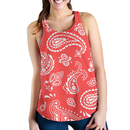 Women's Racerback Tank - Coral
