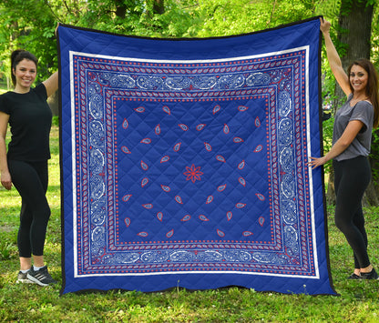Quilt 4 Red White Blue Bandana Quilt