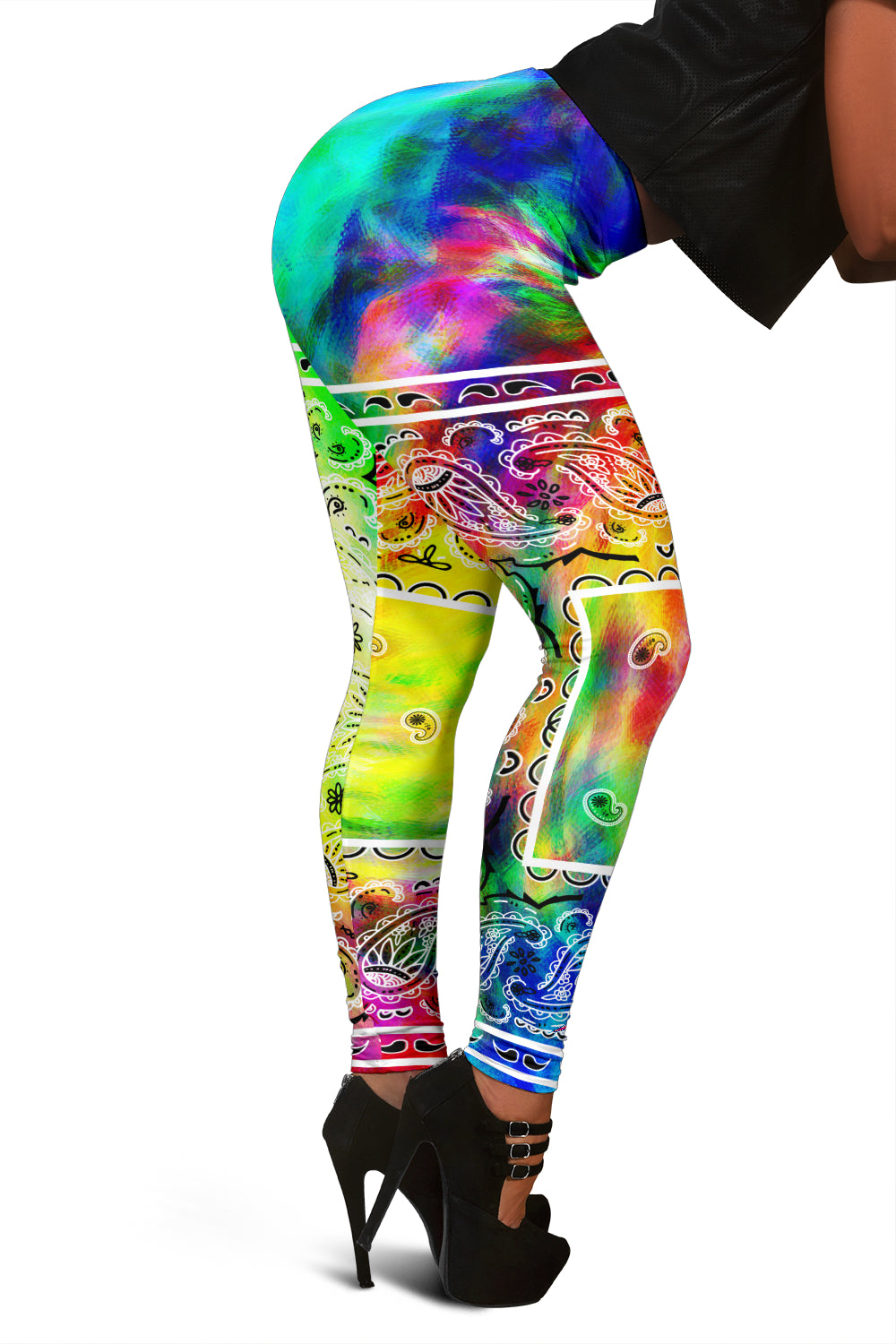 Women's Leggings - Tye Dye 4 Total Bandana