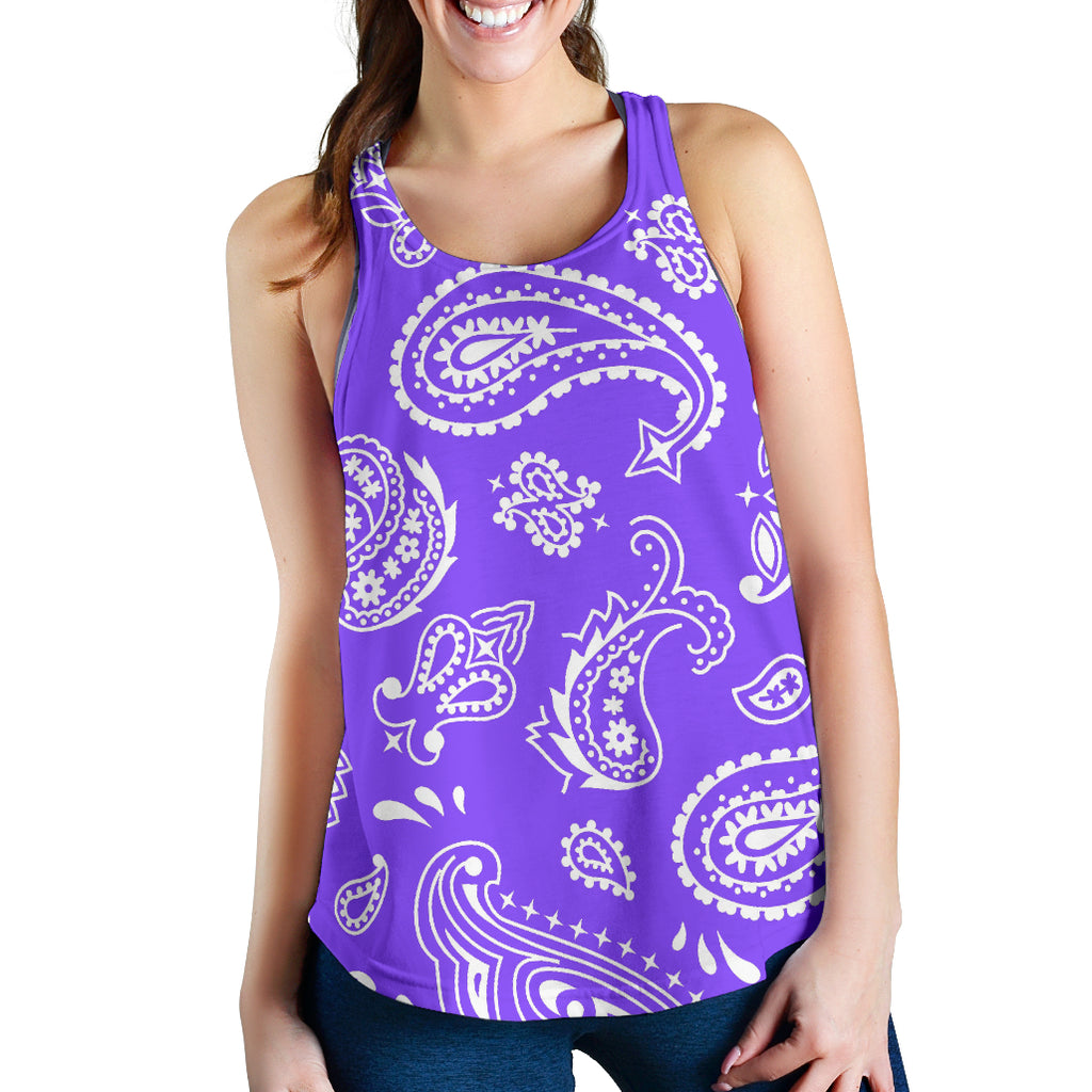 Women's Racerback Tank - Purple