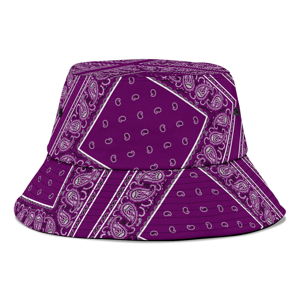 Wild Plum Bandana Bucket Hat
