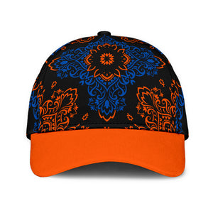 Classic Cap 3 Black Orange Cobalt Orange Bill