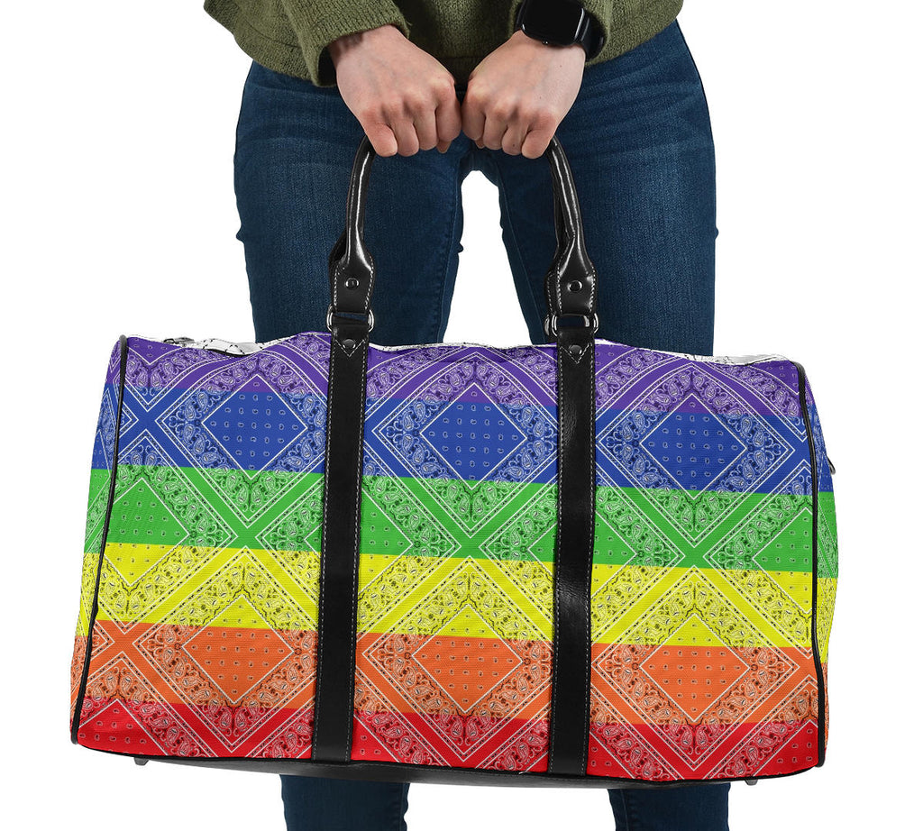 Rainbow Bandana Travel Bag