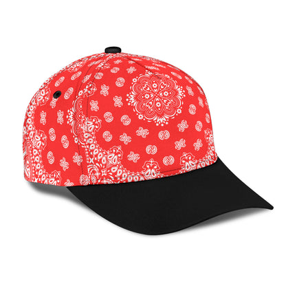 Classic Cap - 2-  Red and White