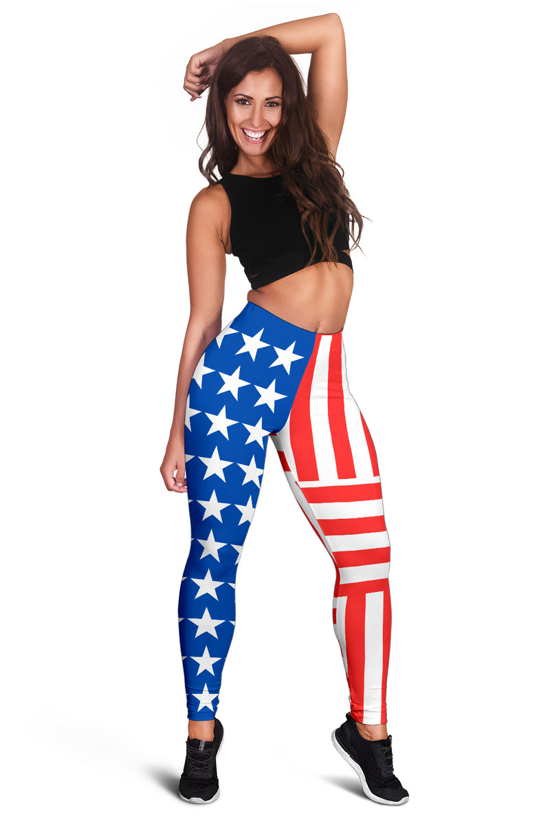 Women's Leggings - Stars and Stripes