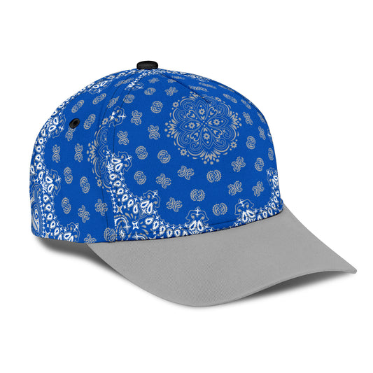 Classic Cap 2 - Gray on Blue Gray Bill